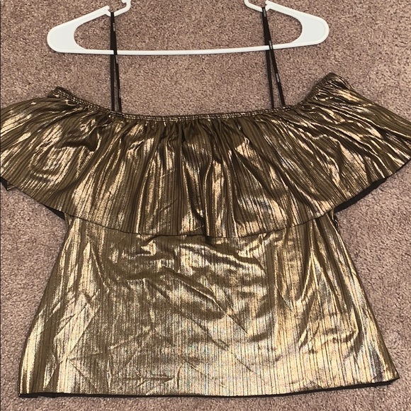 Gold Shimmer Top - Picture 2 of 6